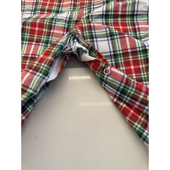 Banana Split baby unisex romper red green Christmas embroidering size 9 months - Picture 10 of 12